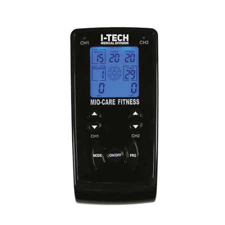 IACER I-TECH MIO-CARE FITNESS - ELETTROSTIMOLATORE - 2 CANALI - 55 PROGRAMMI - D.M. CE 0476