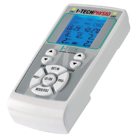 IACER I-TECH PHYSIO - ELETTROSTIMOLATORE - 2 CANALI - 86 PROGRAMMI - D.M. CE 0476
