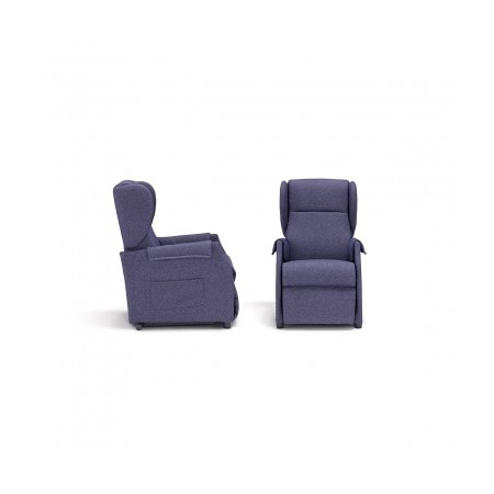 POLTRONA ELEVABILE ELETTRICA - Modello EASY 2 con sistema di sollevamento ROLLER SYSTEM su 4 ruote