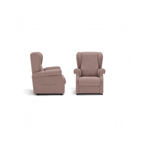 POLTRONA ELEVABILE ELETTRICA - Modello VANITY2 con sistema di sollevamento ROLLER SYSTEM su 4 ruote