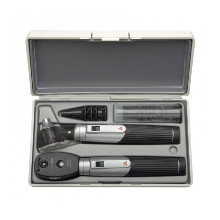 SET OTOSCOPIO + OFTALMOSCOPIO HEINE MINI 3000 A LUCE ALOGENA IN ASTUCCIO RIGIDO D-873.21.021