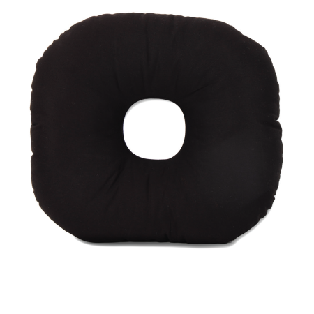 CUSCINO ANTIDECUBITO IN FIBRA CAVA SILICONATA A CIAMBELLA CM.45X43