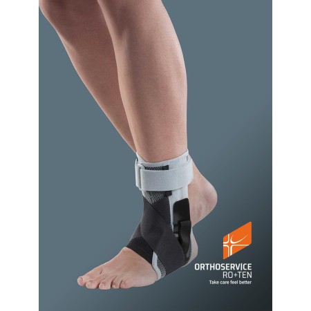 RO+TEN MALLEOSKILL 81 - Cavigliera con tiranti elastici a 8 e stecche a spirale - Ambidestra