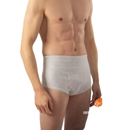 RO+TEN HERNIX 10 - Slip erniario classico - 24610 - grigio chiaro