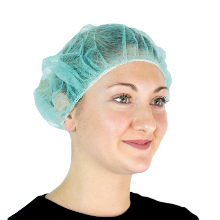 CUFFIA ROTONDA TNT MONOUSO AZZURRA