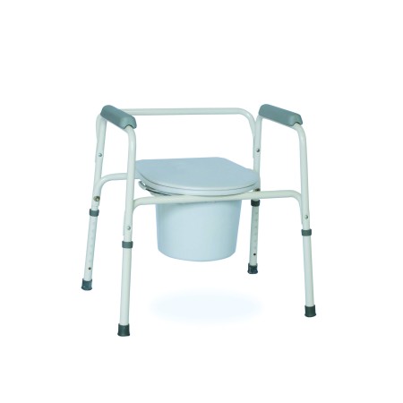 RIALZO STABILIZZATORE - COMODA 4 FUNZIONI IN 1 - ACCIAIO - COLORE BIANCO