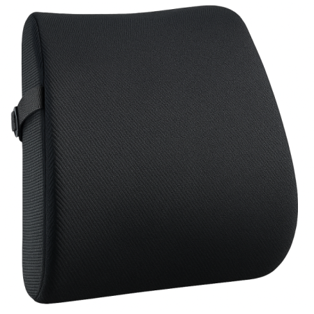 CUSCINO DORSALE PER AUTO PRAXIS BACK - CM. 35X33 - NERO