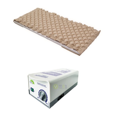 KIT ANTIDECUBITO BSP-1000 PLUS - COMPRESSORE CON REGOLAZIONE + MATERASSO A BOLLE