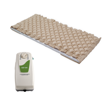 KIT ANTIDECUBITO BSP-500 - COMPRESSORE CON REGOLAZIONE + MATERASSO A BOLLE