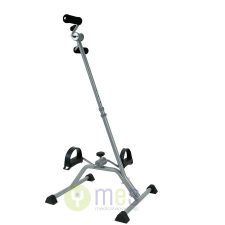 PEDALIERA PER RIABILITAZIONE BRACCIA/GAMBE - ACCIAIO VERNICIATO - ASTA E IMPUGNATURE ROTANTI