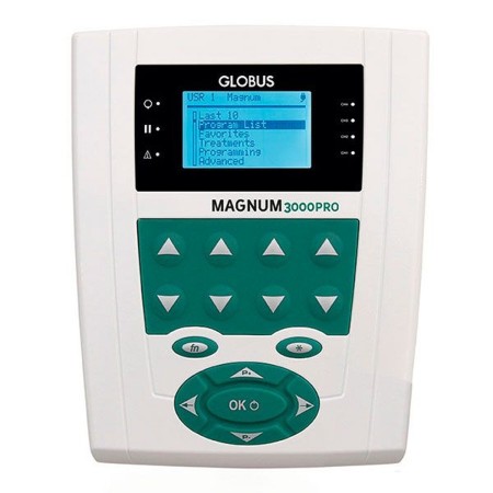 GLOBUS MAGNUM 3000 PRO - MAGNETOTERAPIA - 2 Canali - 400 Gauss - 2 Solenoidi flessibili - Bassa frequenza - D.M.CE 0476