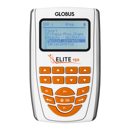 GLOBUS ELITE 150 - ELETTROSTIMOLATORE - 4 canali -150 programmi - In OMAGGIO 4 elettrodi mm.50x90 extra - D.M. CE 0476