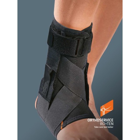 RO+TEN MALLEOFIT 81 - Cavigliera in tessuto Aer-OS - tiranti elastici a 8 - stecche a spirale