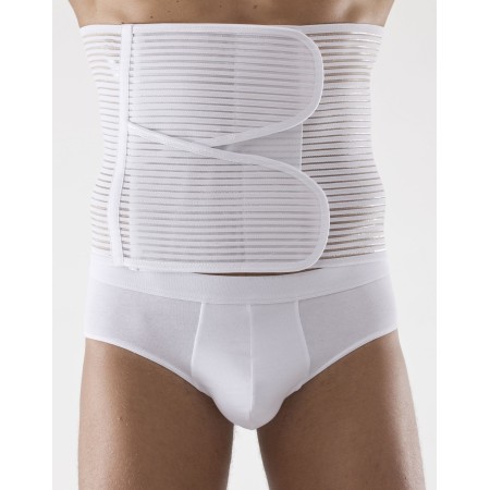 CIZETA FLEXA - Fascia post-operatoria traspirante - doppia chiusura - Altezza cm.27 - Disp.medico CE