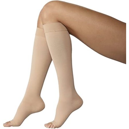 VARISAN TOP Cizeta - Gambaletto cotone AD Classe di Compressione 1 - punta aperta
