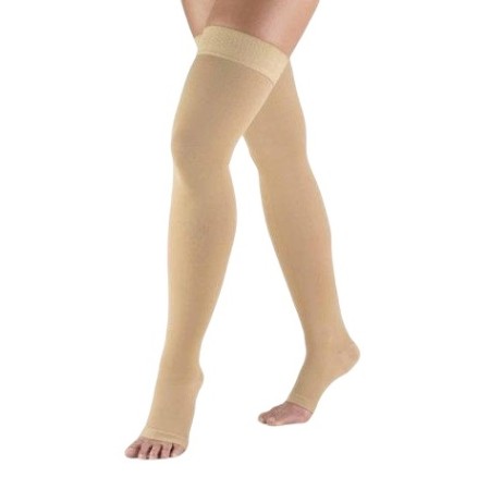 VARISAN TOP Cizeta - Calza alla coscia -  sintetico AG Classe di Compressione 1 mmHg. 18-21 - punta aperta