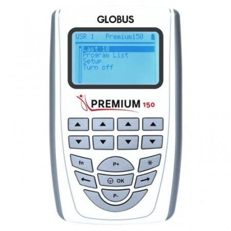 GLOBUS PREMIUM 150 - ELETTROSTIMOLATORE - 4 canali - 110 programmi  - OMAGGIO 4 elettrodi mm. 50X90 extra - D.M. CE 0476