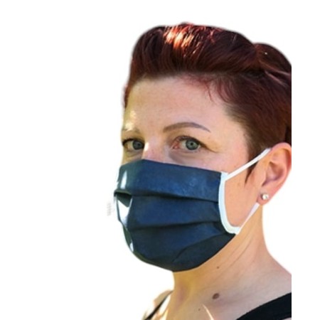 MASCHERINA PROTETTIVA FILTRANTE TRIPLO STRATO TNT-IGIENIZZAB.-RIUTILIZZAB-BLU-ADULTI