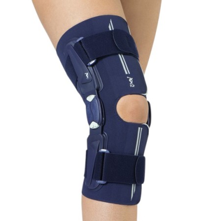 FGP STABIMED - GINOCCHIERA IN D-TEX REGOLABILE APERTA C/SNODO PHYSIOGLIDE III - medium