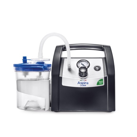 FLAEM ASPIRA - ASPIRATORE PROFESSIONALE  - CAPACITA' 13 LT/MIN -VASO 1000 CC.